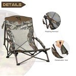 Lightweight Low Camping Chair for Hunting and Travel