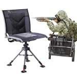 360-Degree Swivel Hunting Chair with Adjustable Height