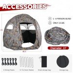 ShedOFF 1-3 Person Camo Pop-Up Hunting Blind