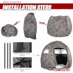 ShedOFF 1-3 Person Camo Pop-Up Hunting Blind