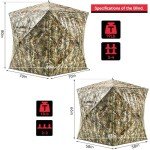 Portable 3-4 Person Camouflage Hunting Blind