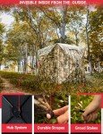 Portable 3-4 Person Camouflage Hunting Blind