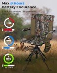 KEMIMOTO 360° Heated Swivel Hunting Chair