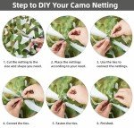 Fousam Camo Netting, Camouflage Netting Bulk Roll 10X10 10X20 20X20 for Hunting Party Decoration Sunshade