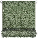 Yeacool Camo Netting Mesh Camouflage Netting Deer Blind Hunting Blind Net for Military Theme Party Decorations Army Sunshade Car Cover Camping Shooting (Dark Green, 13ftx20ft, 4m*6m)