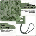 Yeacool Camo Netting Mesh Camouflage Netting Deer Blind Hunting Blind Net for Military Theme Party Decorations Army Sunshade Car Cover Camping Shooting (Dark Green, 13ftx20ft, 4m*6m)