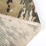 Tongcamo Camo Burlap Cradle Mesh for Hunting Blind Sunshade Decoration Concealment Paintball Airsoft Photography Wargames
