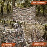 Lenotos Double-Sided Camo Netting for Hunting