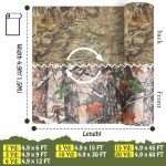Lenotos Double-Sided Camo Netting for Hunting