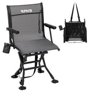 Swivel Hunting Chair with Adjustable Legs