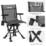Swivel Hunting Chair with Adjustable Legs