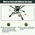 HUNTPAL Foldable Swivel Hunting Seat with Cup Holder
