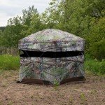 Barronett Blinds BX550BW Ox 5 Pop Up Portable 5-Sided Hunting Blind, Backwoods Camo