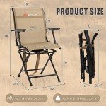 Goplus 360° Swivel Portable Hunting Chair