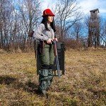 GYMAX 360° Swivel Portable Hunting Blind Chair
