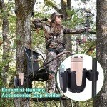 Tree Stand Cup Holder for Hunting Gear