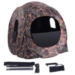 GYMAX Portable 3-Person Pop-Up Hunting Blind