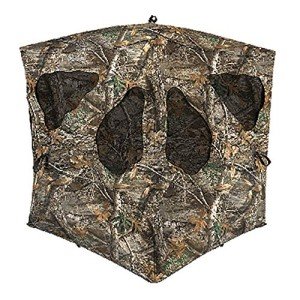 Ameristep Silent Brickhouse Ground Blind - Mossy Oak