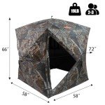 ThunderBay 270° See-Through Hunting Blind with Bag