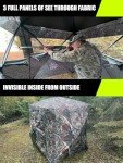 ThunderBay 270° See-Through Hunting Blind with Bag