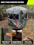 ThunderBay 270° See-Through Hunting Blind with Bag