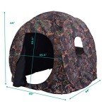 GYMAX Portable 3-Person Pop-Up Hunting Blind