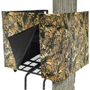 Camo Tree Stand Blind Cover for Two Hunters