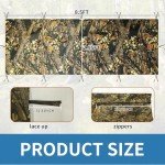Camo Tree Stand Blind Cover for Two Hunters
