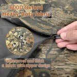 Camo Tree Stand Blind Cover for Two Hunters