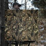 Camo Tree Stand Blind Cover for Two Hunters
