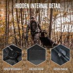 BLAUSE Hunting Blind, 270 See Through Ground Blind with Portable Carrying Bag, 2-3 Persons Camouflage Pop Up Blinds for Deer & Turkey Hunting, Noise-Free Slide Windows for Easy Observation