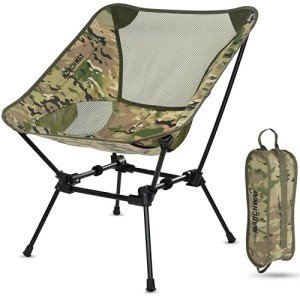 MARCHWAY Ultralight Camo Folding Camping Chair