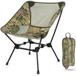 MARCHWAY Ultralight Camo Folding Camping Chair