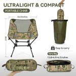 MARCHWAY Ultralight Camo Folding Camping Chair
