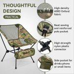 MARCHWAY Ultralight Camo Folding Camping Chair