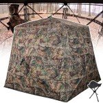 ShedOFF 4-Person Wide Bottom Hunting Blind & Chair
