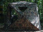 ShedOFF 4-Person Wide Bottom Hunting Blind & Chair