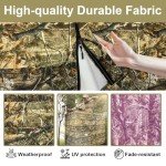 Universal 2-Man Camouflage Tree Stand Blind Kit