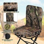 GYMAX 360° Swivel Camo Hunting Chair