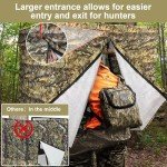 Universal 2-Man Camouflage Tree Stand Blind Kit