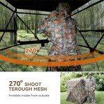 Huskfirm Portable Hunting Blind with Magnetic Door