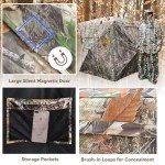 Huskfirm Portable Hunting Blind with Magnetic Door