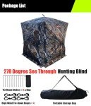 Thunderbay 270° Portable See-Through Hunting Blind