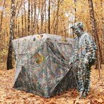 Huskfirm Portable Hunting Blind with Magnetic Door