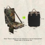 Heated Camouflage Hunting Seat Cushion with Backrest