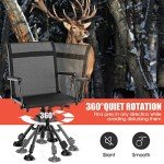 Tangkula 360° Silent Swivel Hunting Chair