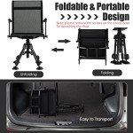 Tangkula 360° Silent Swivel Hunting Chair