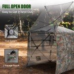 360-Degree Transparent Pop-Up Hunting Blind for 3