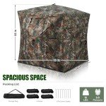 360-Degree Transparent Pop-Up Hunting Blind for 3