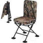 Tangkula 360° Swivel Camouflage Hunting Chair